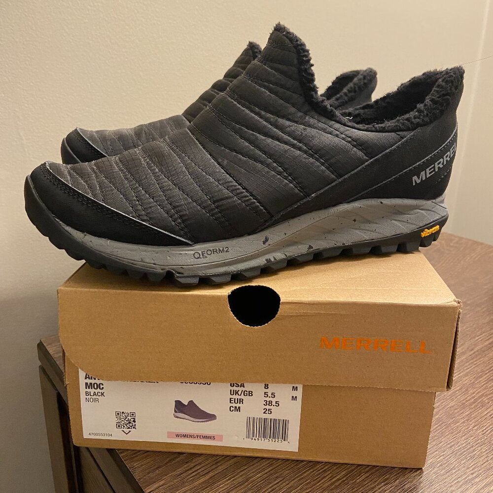 Merrell Antora Slip-on Sneaker Moc - Black - Size 8M - NEW!